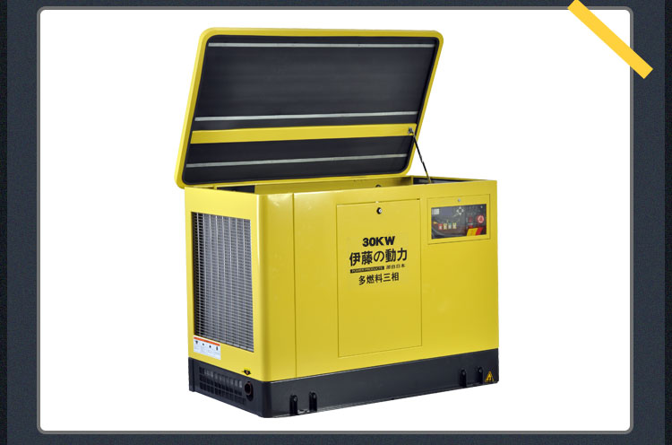 30kw小型应急汽油发电机220V