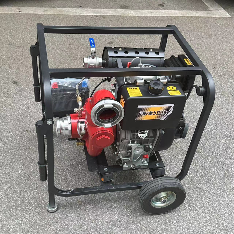 3寸柴油消防泵移动式