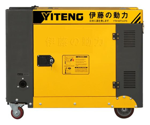 厂家YT8100T3型号8KW静音柴油发电机380V