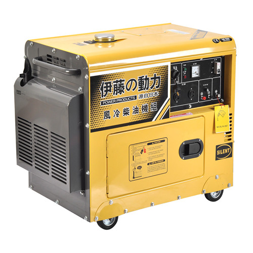 上海伊藤YT6800T小型便携式5KW柴油发电机厂家