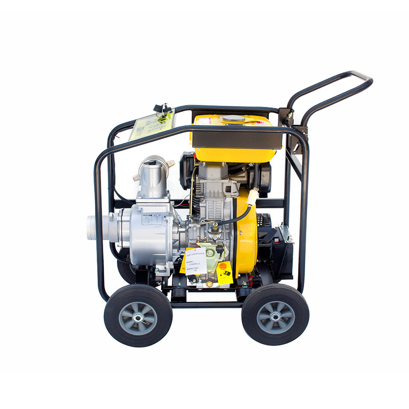 排涝应急4寸柴油机抽水泵移动式伊藤动力YT40DPE-2